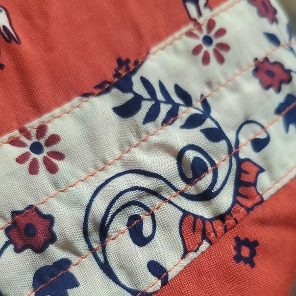 Spell Bohemian Red and Cream Jumpsuit - Picture 8 of 14